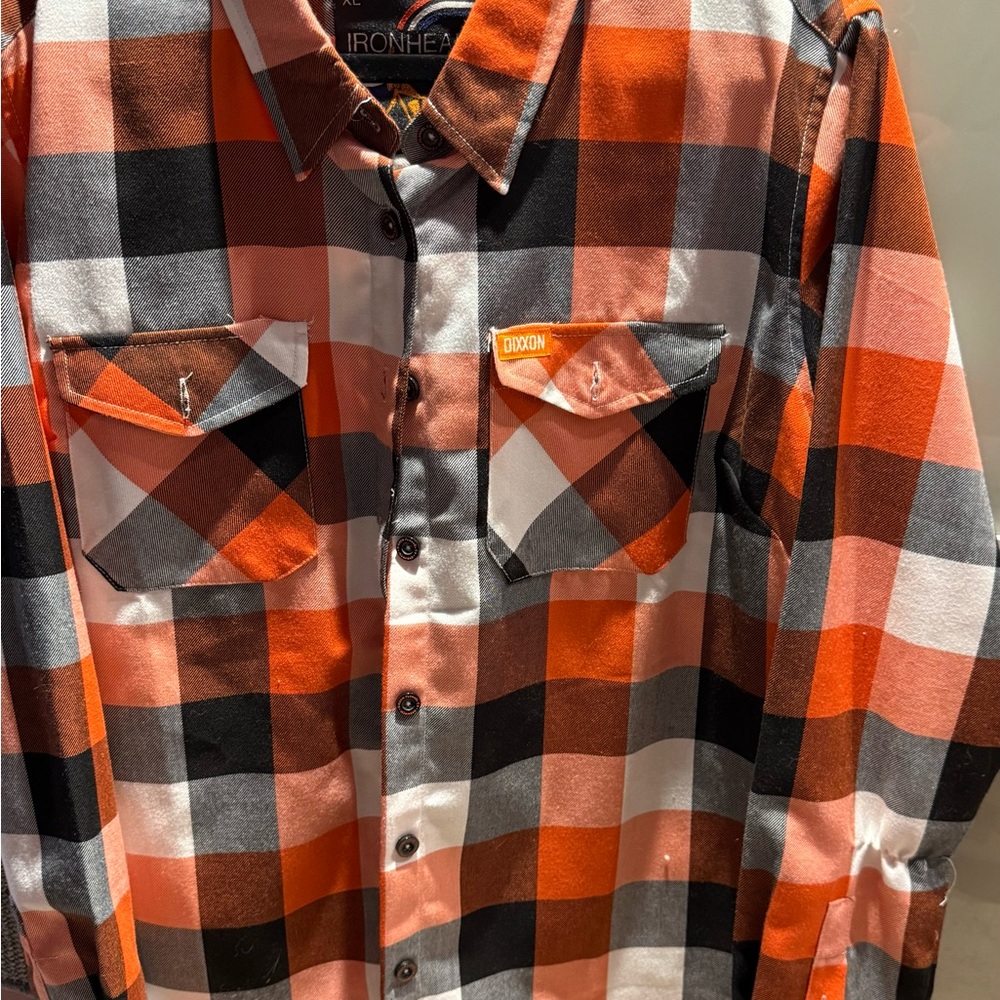DIXXON Womens Red and Black Flannel XL